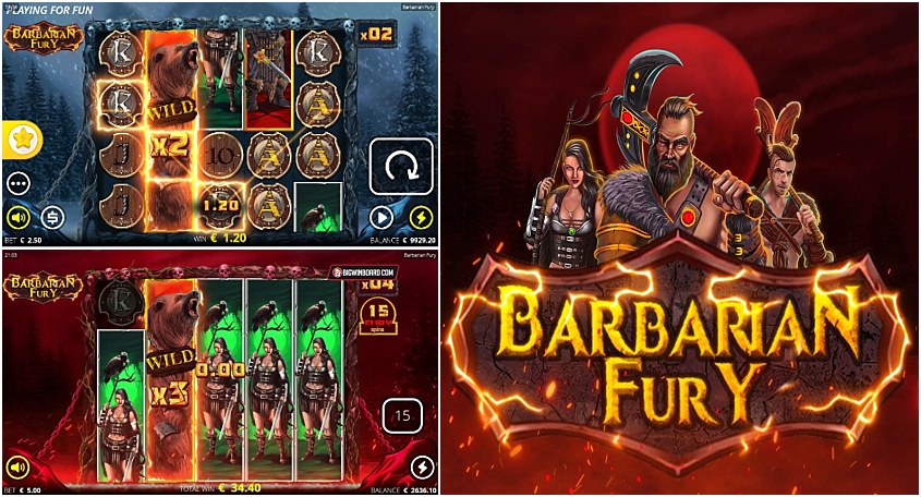 Barbarian Fury Slot - Giochi Gratis Online - Senza Deposito